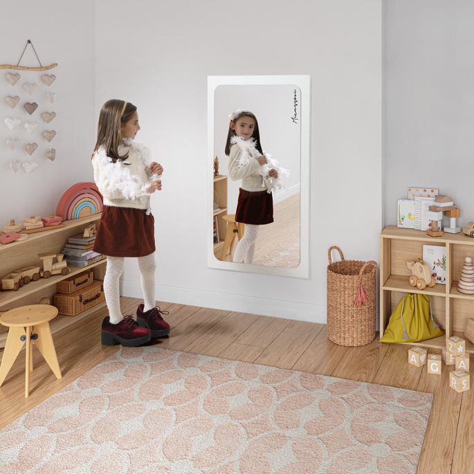 Miroir ajustable avec barre de brachiation Montessori – BellyStar