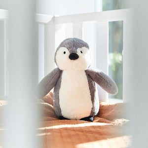 Doudou pingouin - Gris