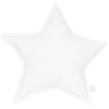 Charger l&#39;image dans la galerie, Duo de coussins étoiles 100% LIN - Blanc et Caramel