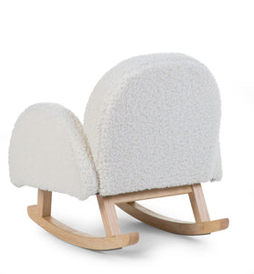 Fauteuil à bascule enfant TEDDY - Blanc